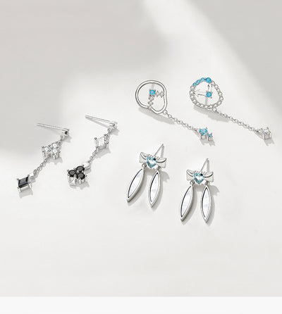 Aretes de Plata 925 Personalizados Estilo Mori Ins para Estudiantes - Image 8