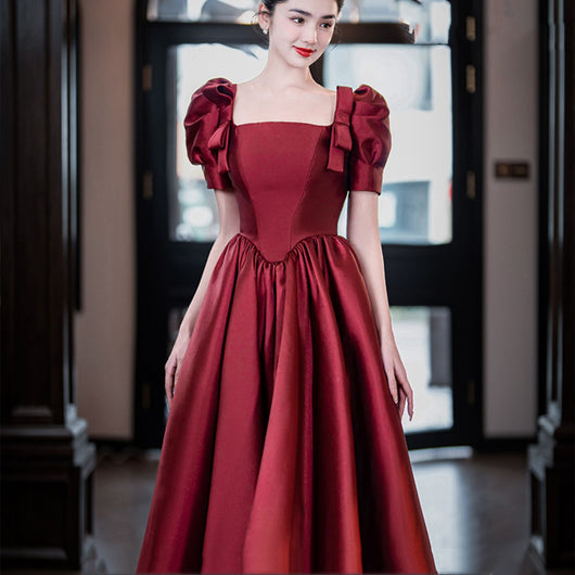 Vestido de Noche Elegante Lujo Nicho para Compromisos y Eventos - Image 10