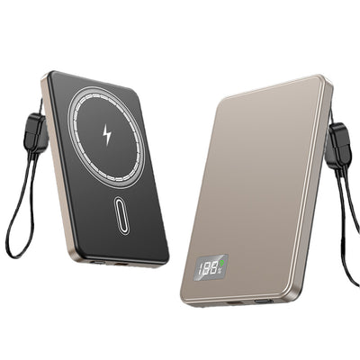 Batería Portátil Magnética Ultra Delgada con Carga Rápida y Cable Integrado - Image 9