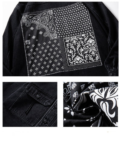 Camisa Estampada Manga Larga Moderna para Hombre - Image 12