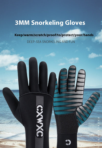 Guantes de Buceo Antideslizantes Resistentes al Desgarre para Invierno - Image 9
