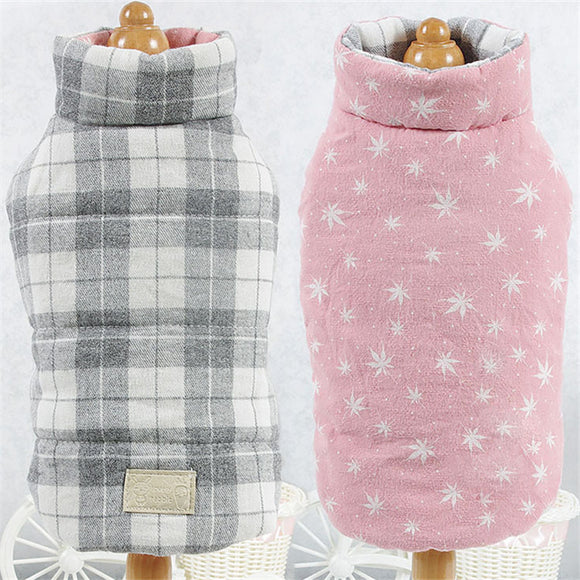 Chaleco Reversible para Perros - Abrigo Otoño e Invierno