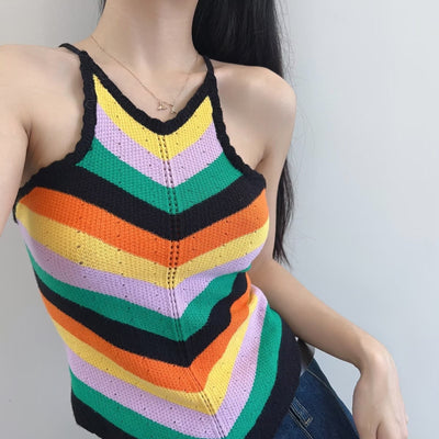 Bolsa Bandolera Retro Arcoíris para Mujer - Estilo Hot Girl Europeo - Image 35