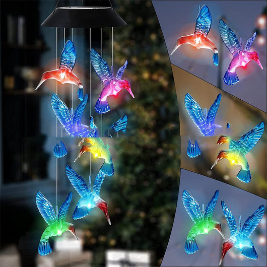 Luces Solares Decorativas Colibrí para Jardín y Patio - Image 4