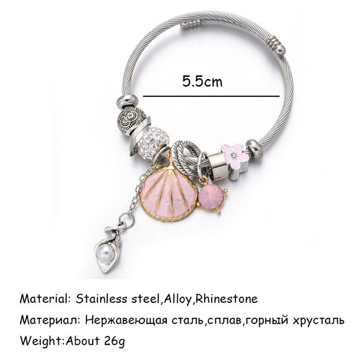 Pulsera de Cristal con Perlas de Concha - Image 15