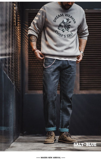 Jeans Rectos Workwear Retro para Hombre - Image 12