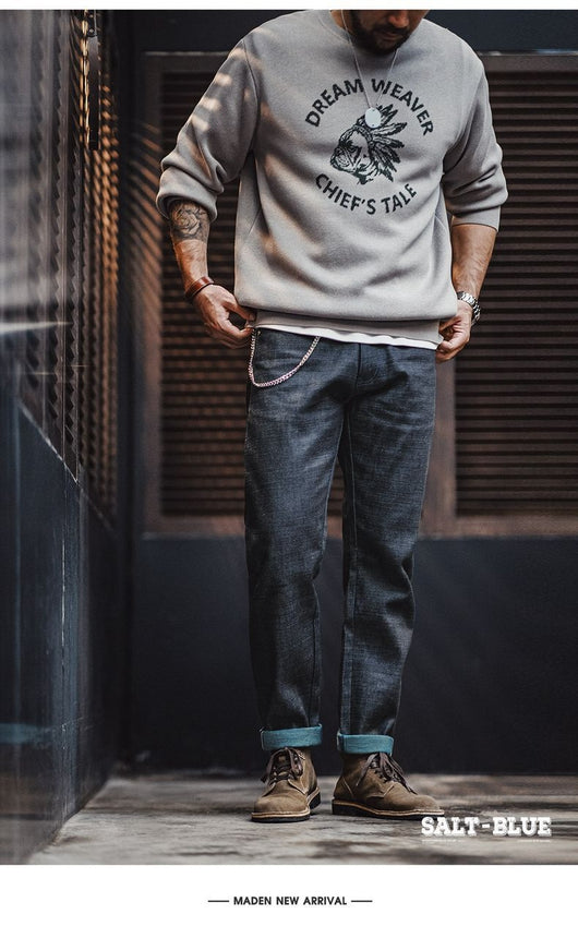 Jeans Rectos Workwear Retro para Hombre - Image 12
