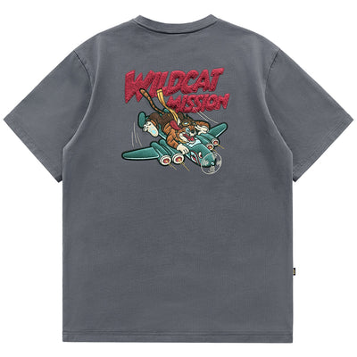 Camiseta Manga Corta Bordada para Hombre - Image 7