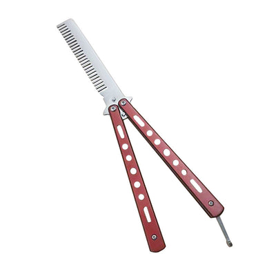 Peine Plegable de Acero Inoxidable para Barba y Bigote - Herramienta Profesional de Peluquería - Image 10