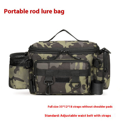Bolsa de Cintura Multifuncional para Caña de Pescar de Gran Capacidad - Image 6