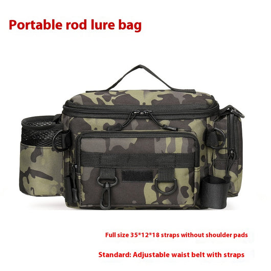 Bolsa de Cintura Multifuncional para Caña de Pescar de Gran Capacidad - Image 6