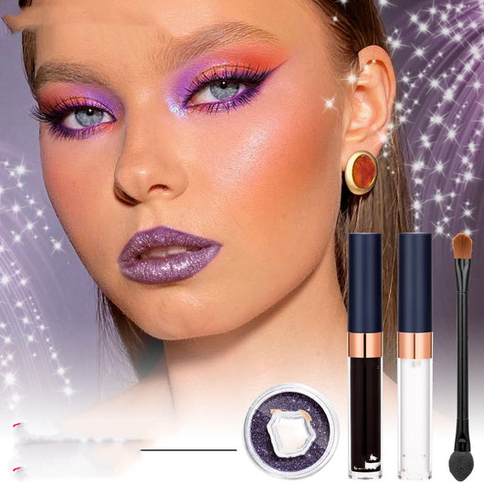 Brillo Labial Glitter Tonos Fríos - Paleta Completa - Image 17