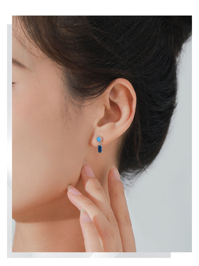 Conjunto de Joyas en Plata 925: Anillo, Collar y Aretes con Zafiro - Image 14
