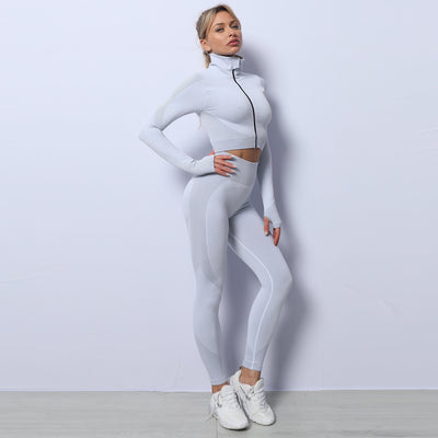 Conjunto Deportivo Yoga para Mujer - Traje Completo Gym - Image 32
