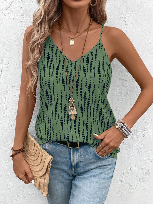 Camiseta Sin Mangas Elegante con Estampado Moderno - Image 10