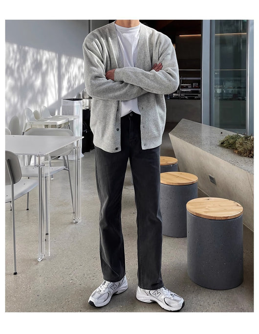 Cardigan Tejido Primavera Otoño para Hombre - Image 14