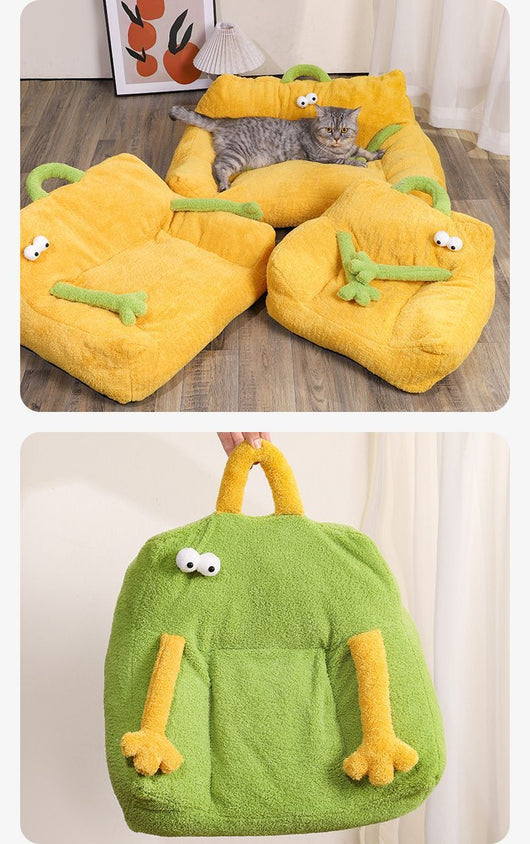 Cama Nido para Mascotas Multicolor - Sofá Cómodo para Gatos y Perros Pequeños y Medianos - Image 17