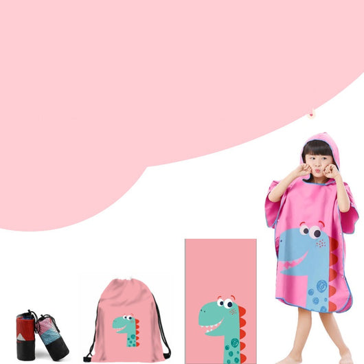 Toalla de Baño Infantil de Felpa Doble Cara de Secado Rápido para Niños y Niñas - Image 11