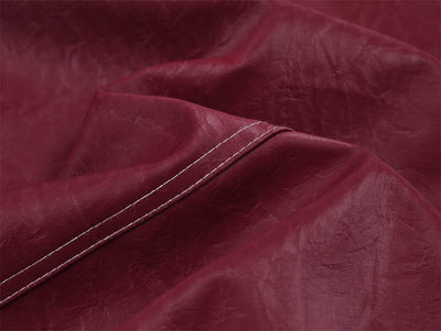 Chaqueta de Cuero PU con Costuras de Diseño y Solapa - Image 13