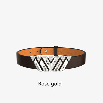Pulsera de Cuero Personalizada con Sistema de Cierre Ajustable - Image 12
