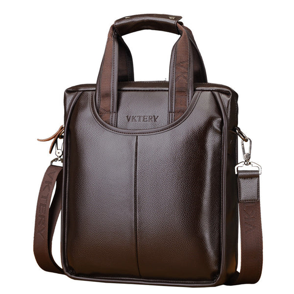 Bolsa Mensajero Vertical para Hombre - Maletín Portátil Profesional