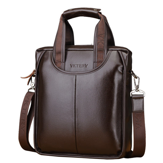 Bolsa Mensajero Vertical para Hombre - Maletín Portátil Profesional