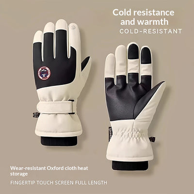 Guantes Térmicos para Esquí con Forro Polar y Pantalla Táctil