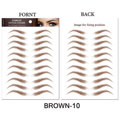 Tatuaje de Cejas Adhesivo Impermeable - Cejas Realistas de Larga Duración - Image 25