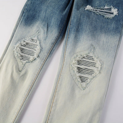 Pantalones Infantiles Retro Degradado Americano - Image 13
