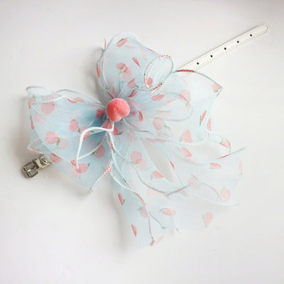 Collar de Cuero para Mascotas con Moño - Accesorios para Fotos - Image 13