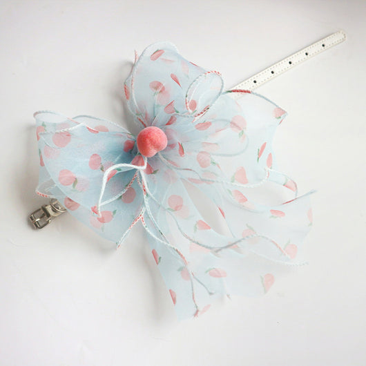 Collar de Cuero para Mascotas con Moño - Accesorios para Fotos - Image 13
