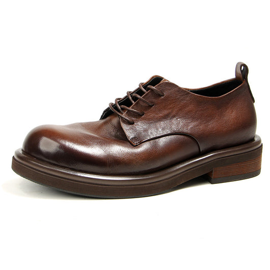 Zapatos de Cuero Vintage Estilo Británico para Hombre - Image 6