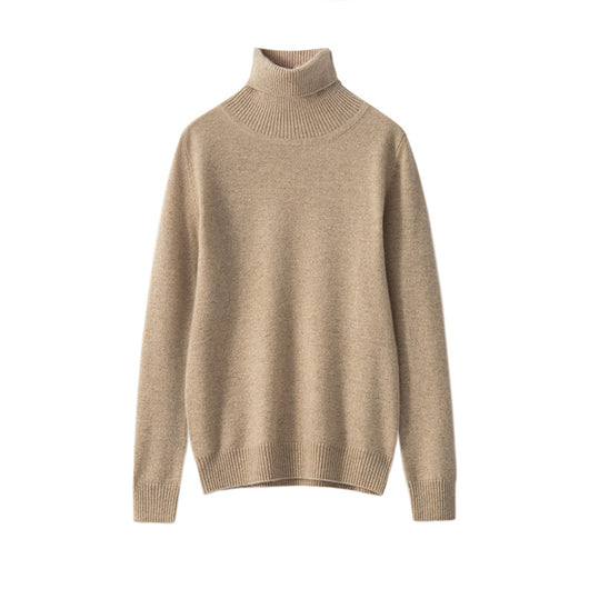 Suéter de Cachemira Pura para Mujer Cuello Alto - Image 5