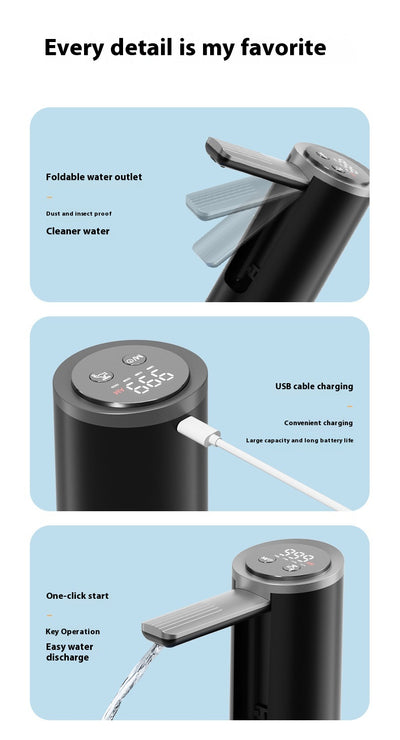 Bomba de Agua Eléctrica Recargable Minimalista - Image 11