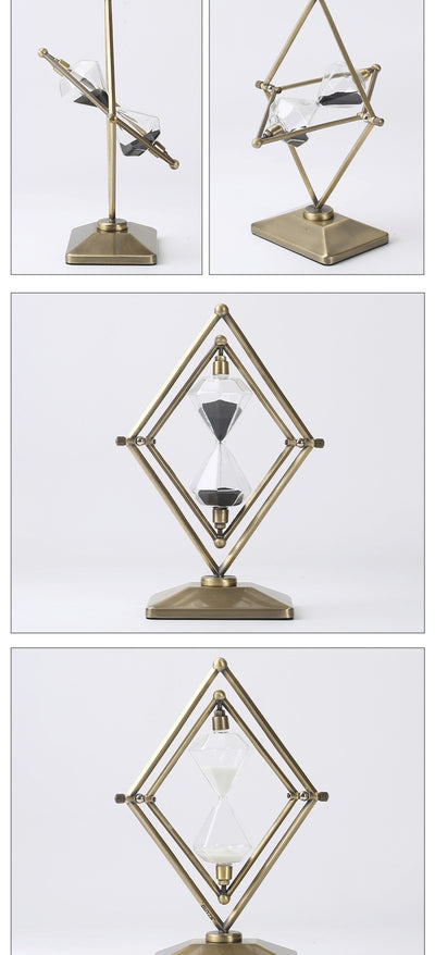Reloj de Arena Decorativo con Estructura Metálica - Image 6