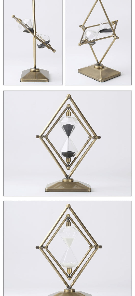 Reloj de Arena Decorativo con Estructura Metálica - Image 6