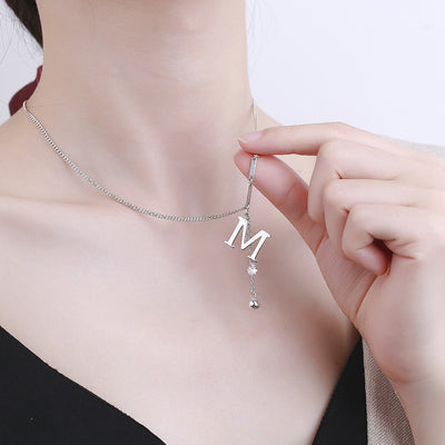 Dije de Plata Esterlina Letra M con Borla - Diseño Exclusivo - Image 5