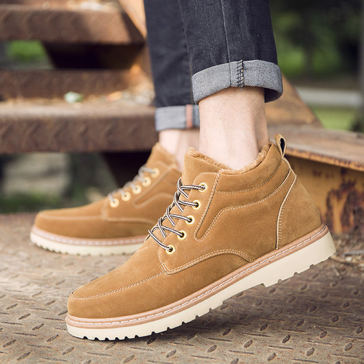 Zapatillas Altas Acolchadas en Terciopelo y Algodón - Image 9