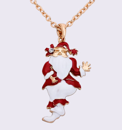 Collar Navideño Cadena Suéter de Santa - Image 9