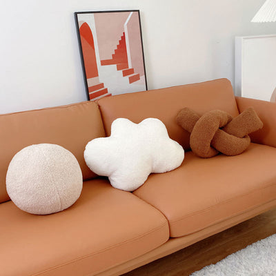 Almohada Nube Suave con Formas Geométricas y Cuerda Anudada - Image 12