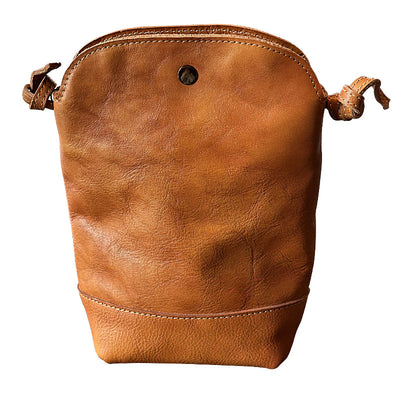 Bolso Bandolera de Cuero Artesanal para Mujer - Diseño Vintage - Image 4