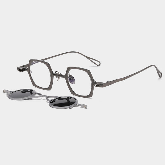 Gafas de Sol Polarizadas con Soporte Magnético de Titanio Puro