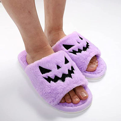 Pantuflas Cálidas de Invierno Halloween para Mujer - Cómodas y Adorables - Image 3