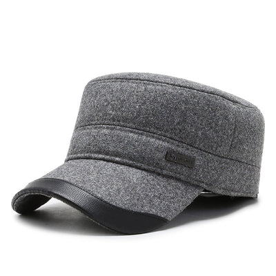 Gorra Plana con Protección de Orejas para Invierno - Diseño Clásico Duckbill - Image 7