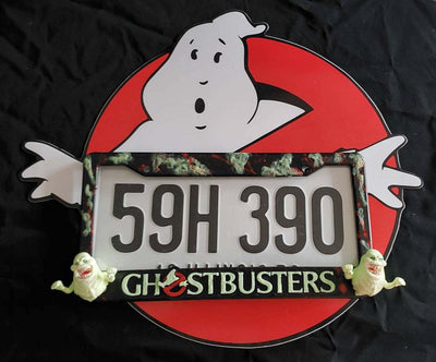Marco para Placa de Auto Personalizado Myers-Briggs Halloween - Image 9