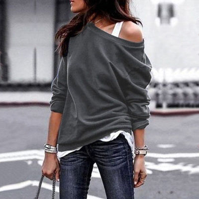 Blusa Clásica de Cuello Redondo y Manga Larga - Image 16