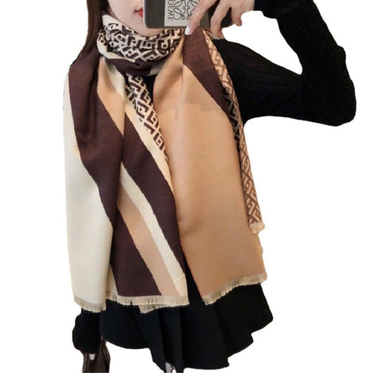 Bufanda de Cachemira Versátil para Otoño e Invierno - Image 12