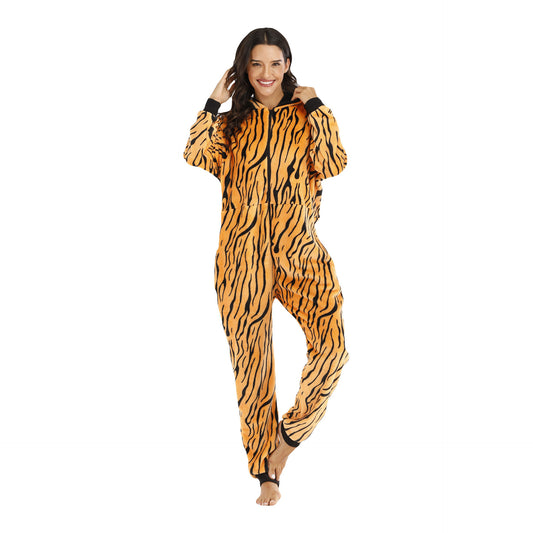 Disfraz Jumpsuit Leopardo con Capucha de Orejas Animales - Image 2