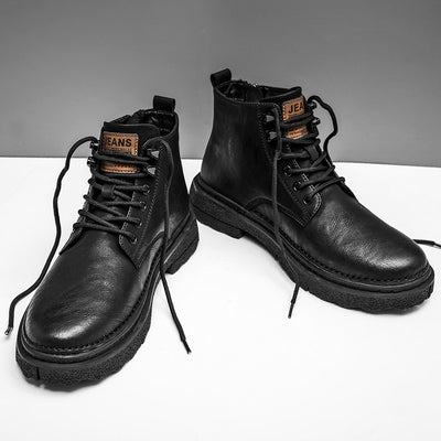 Botas de Trabajo Impermeables Estilo Británico para Hombre - Image 4