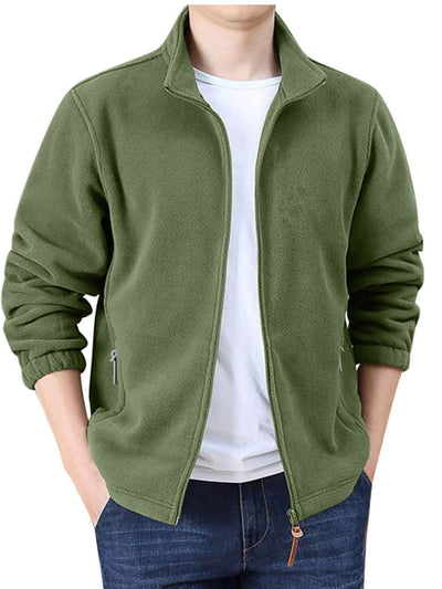 Cardigan Slim Cuello Alto para Hombre - Abrigo Casual Otoño Invierno - Image 2